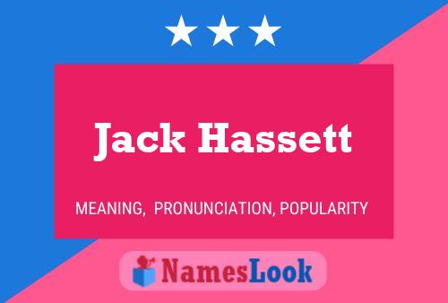 Постер имени Jack Hassett