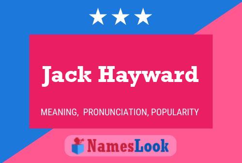 Постер имени Jack Hayward