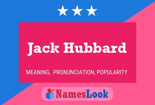 Постер имени Jack Hubbard