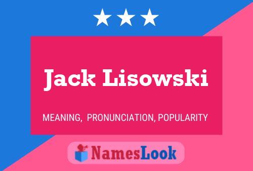 Постер имени Jack Lisowski