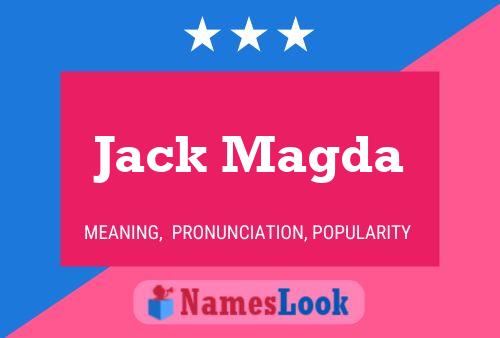 Постер имени Jack Magda