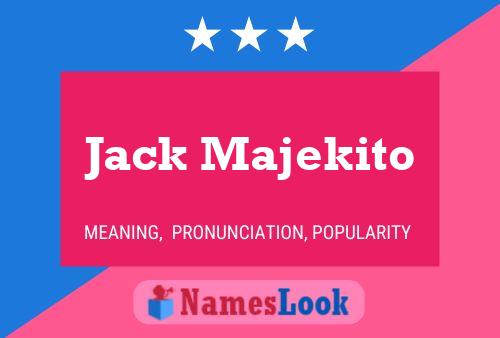 Постер имени Jack Majekito