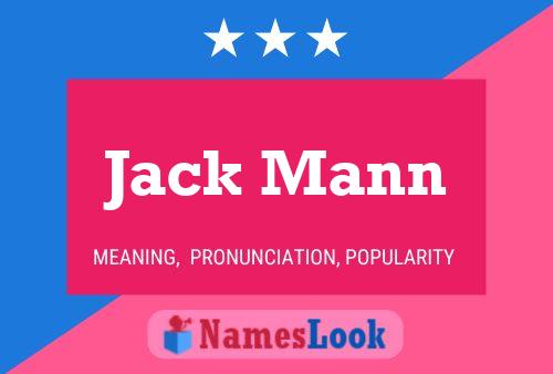 Постер имени Jack Mann