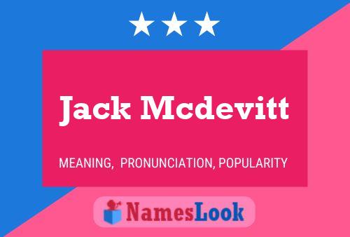 Постер имени Jack Mcdevitt