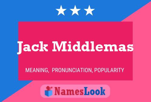 Постер имени Jack Middlemas