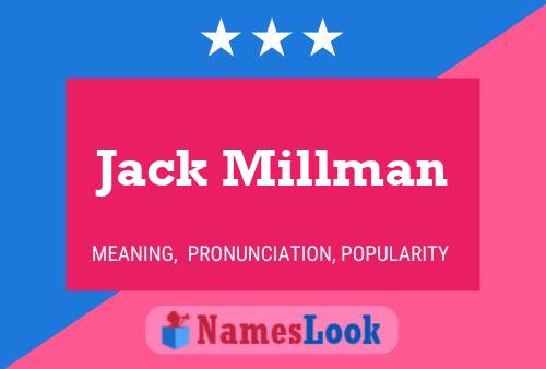 Постер имени Jack Millman