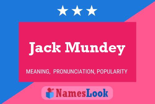 Постер имени Jack Mundey