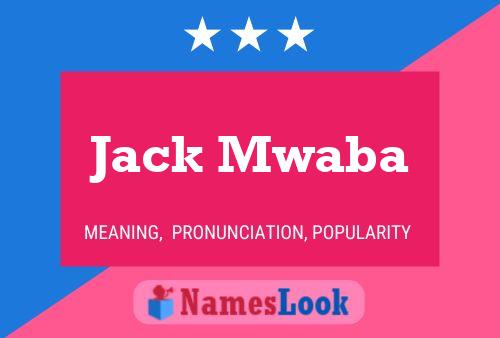 Постер имени Jack Mwaba