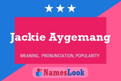 Постер имени Jackie Aygemang