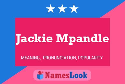 Постер имени Jackie Mpandle