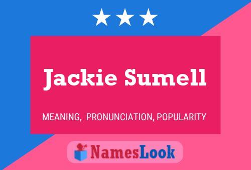 Постер имени Jackie Sumell