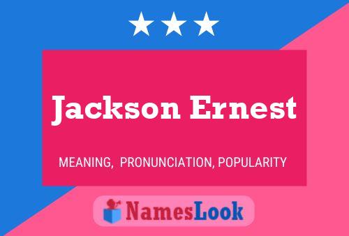 Постер имени Jackson Ernest