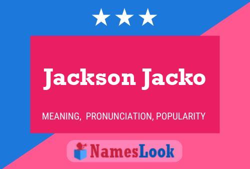 Постер имени Jackson Jacko