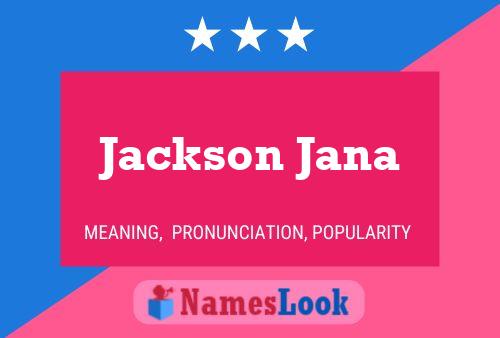 Постер имени Jackson Jana