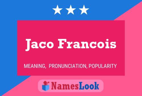 Постер имени Jaco Francois