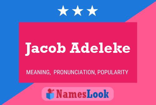 Постер имени Jacob Adeleke