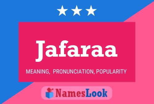 Постер имени Jafaraa