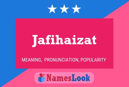 Постер имени Jafihaizat