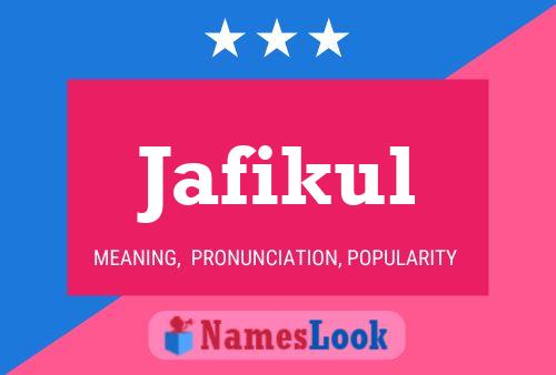 Постер имени Jafikul