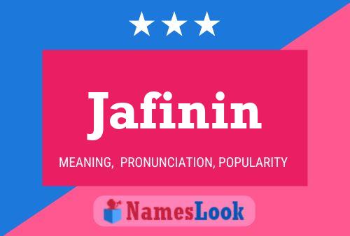 Постер имени Jafinin