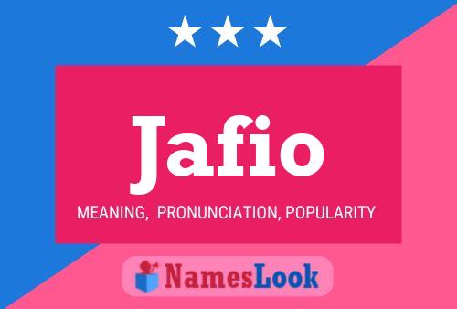 Постер имени Jafio