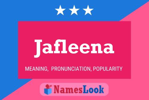 Постер имени Jafleena