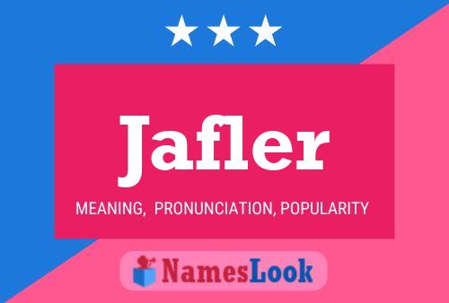 Постер имени Jafler