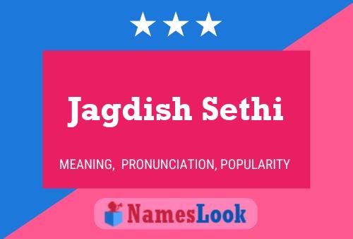 Постер имени Jagdish Sethi