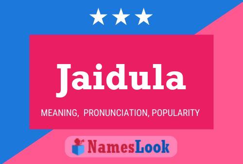 Постер имени Jaidula