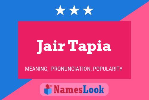 Постер имени Jair Tapia