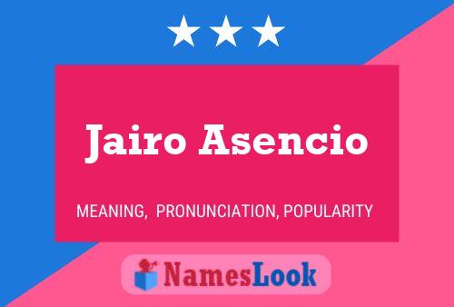 Постер имени Jairo Asencio