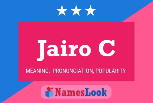 Постер имени Jairo C