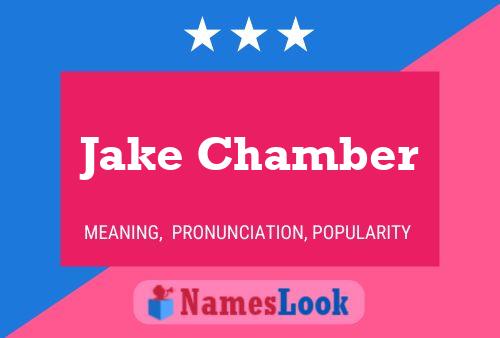 Постер имени Jake Chamber