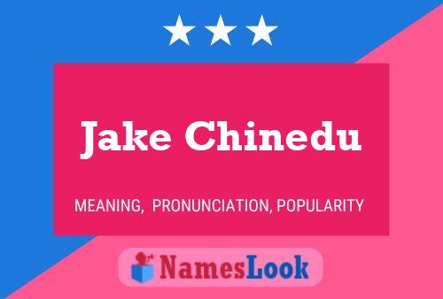 Постер имени Jake Chinedu