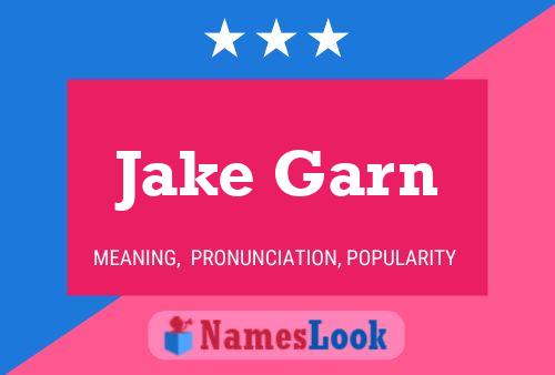 Постер имени Jake Garn