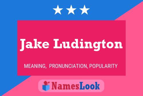 Постер имени Jake Ludington