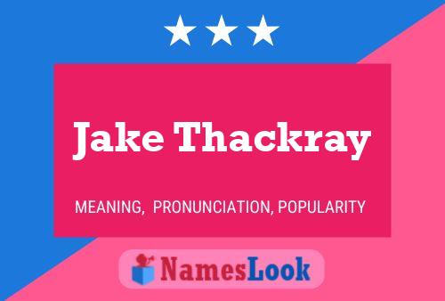 Постер имени Jake Thackray