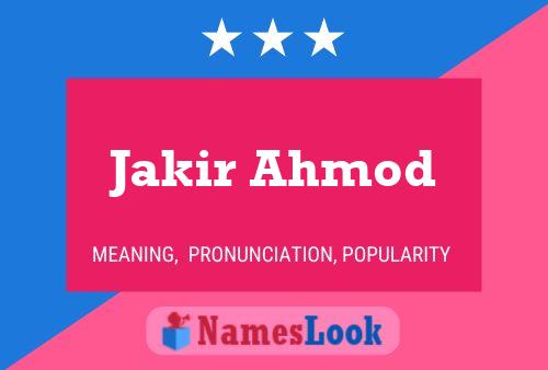 Постер имени Jakir Ahmod