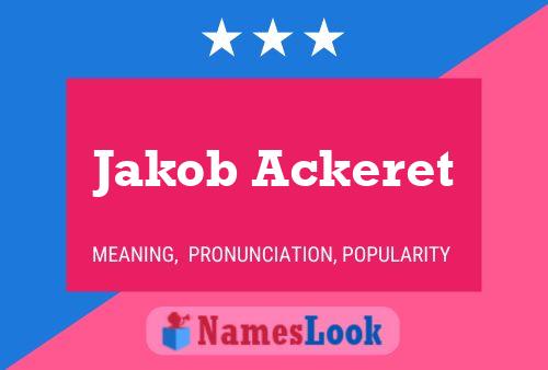 Постер имени Jakob Ackeret