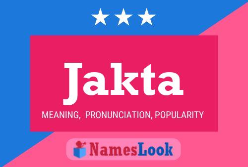 Постер имени Jakta