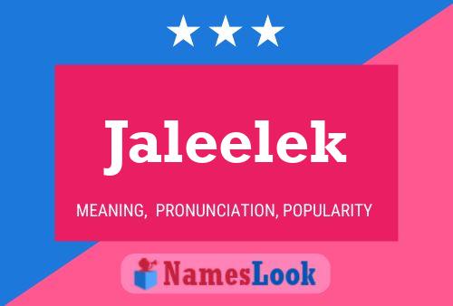 Постер имени Jaleelek