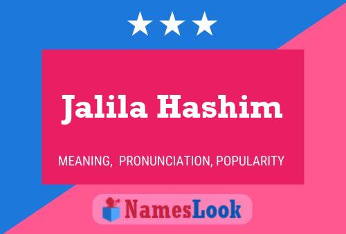 Постер имени Jalila Hashim