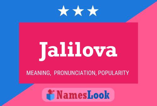 Постер имени Jalilova