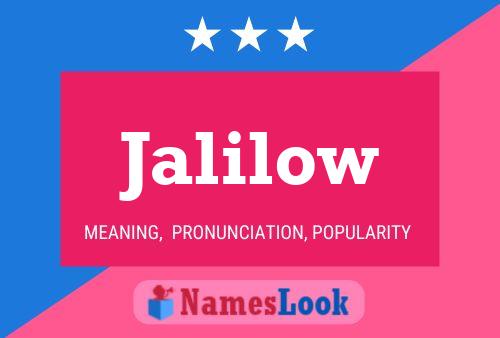 Постер имени Jalilow