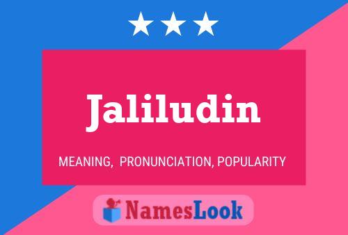 Постер имени Jaliludin