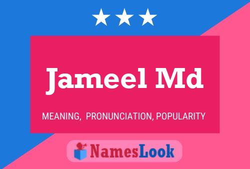 Постер имени Jameel Md