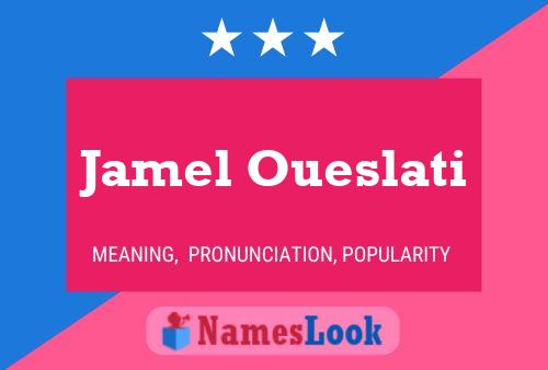 Постер имени Jamel Oueslati