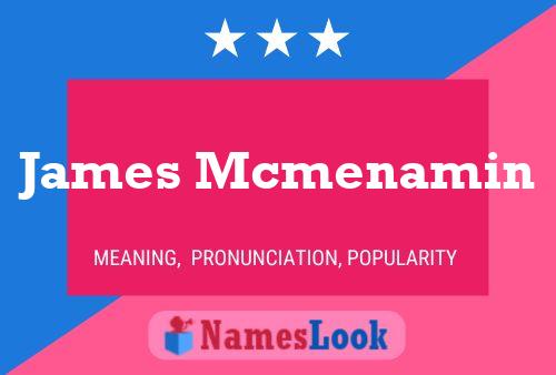 Постер имени James Mcmenamin