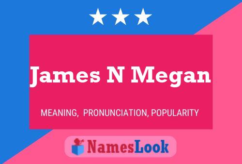 Постер имени James N Megan