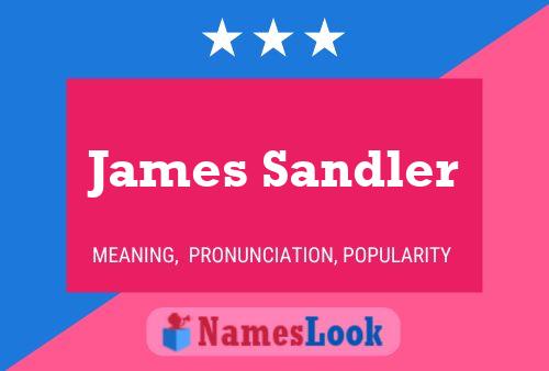 Постер имени James Sandler